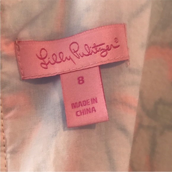 RARE- EUC Lilly Pulitzer Delia Shift Mini Dress in Splish Splash Sand Blu, 8 - Picture 6 of 10